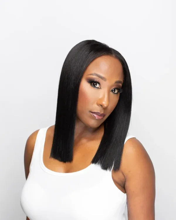 Kinky straight, Yaki natural texture